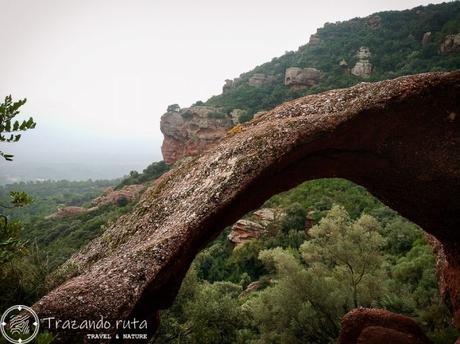 GR 92 Etapa 21, de Bruguers al Garraf arco de bruguers garraf