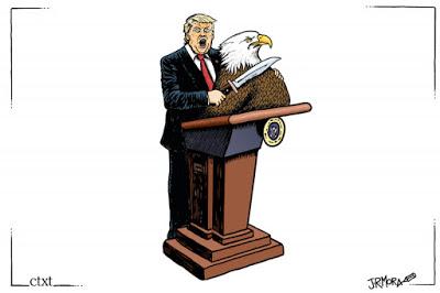 En medio del esperpento generalizado, Trump se resiste a irse de la Casa Blanca.