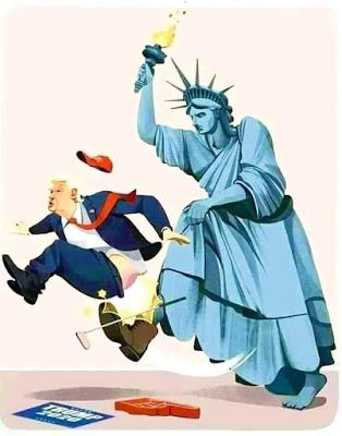 En medio del esperpento generalizado, Trump se resiste a irse de la Casa Blanca.