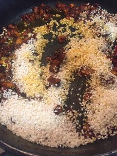 ARROZ CON SECRETO IBERICO Y MANZANA ARROZ CON SECRETO IBERICO Y MANZANA