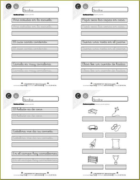 Aprendo a leer y a escribir. La C