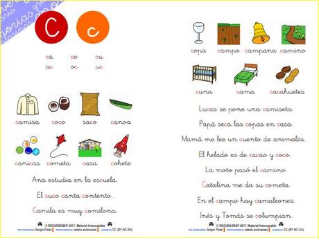 Aprendo a leer y a escribir. La C