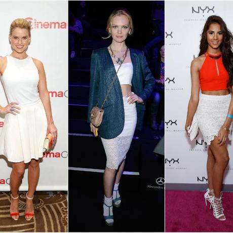 Falda Blanca Larga Combinar