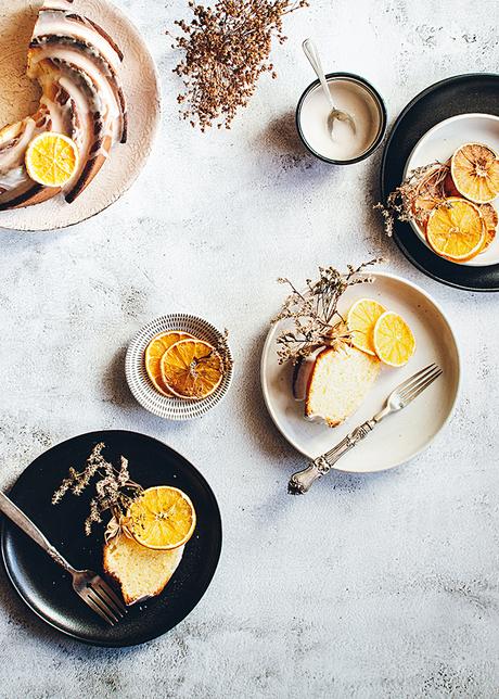 Bundt cake de naranja, almendra y aroma de azahar