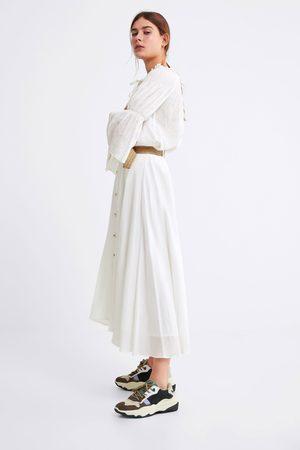 Falda Con Tirantes Mujer Zara