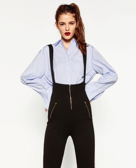 Falda Con Tirantes Mujer Zara