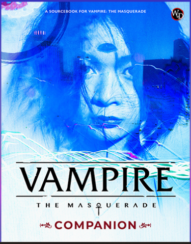 Portada del Vampire: the Masquerade Companion, mostrada Portada del Vampire: the Masquerade Companion, mostrada