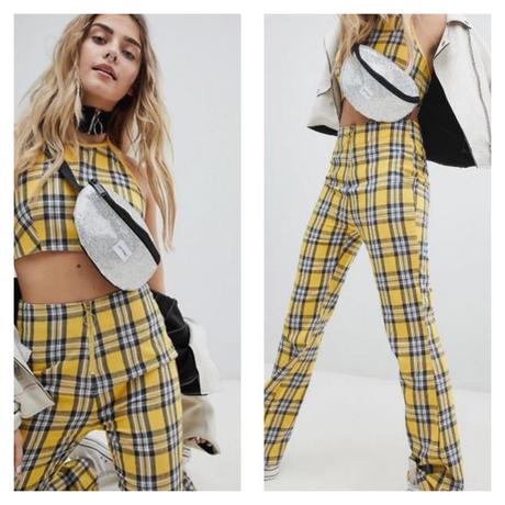 Combinar Falda Amarilla De Cuadros