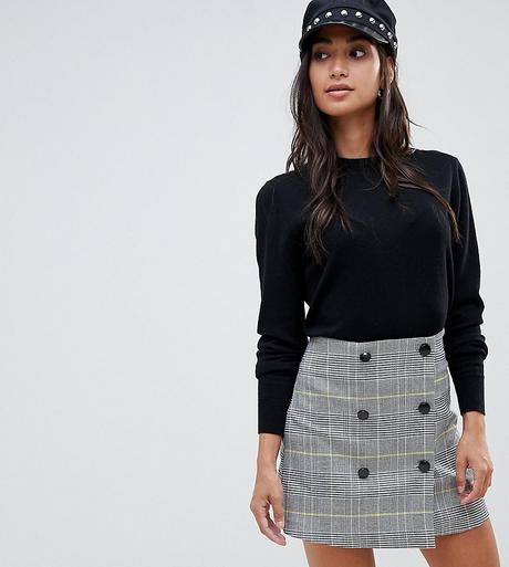 Combinar Falda Amarilla De Cuadros