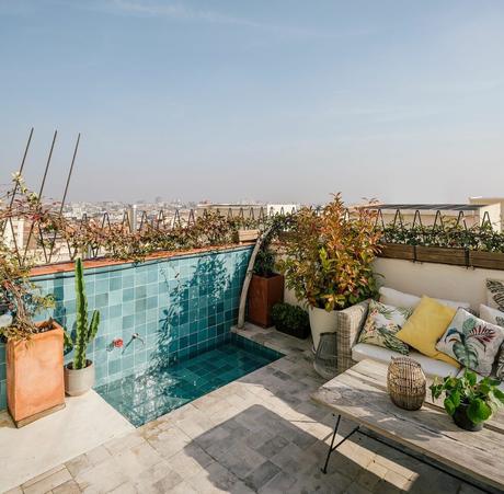 triplex Madrid piso con vistas Madrid Madrid interiors estilo nórdico decoración nórdica decoración con color decoración colorida decoración colores cozy decor colorfull decor charming decor casa en Madrid  