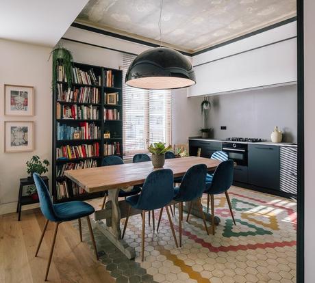 triplex Madrid piso con vistas Madrid Madrid interiors estilo nórdico decoración nórdica decoración con color decoración colorida decoración colores cozy decor colorfull decor charming decor casa en Madrid  