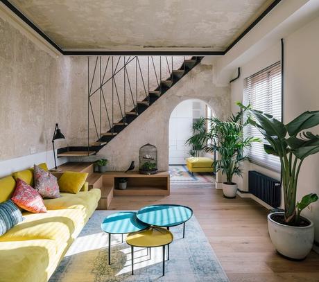 triplex Madrid piso con vistas Madrid Madrid interiors estilo nórdico decoración nórdica decoración con color decoración colorida decoración colores cozy decor colorfull decor charming decor casa en Madrid  