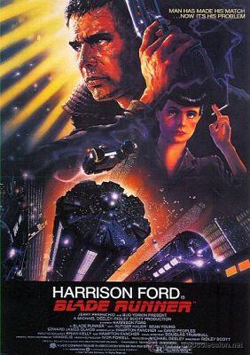 Cartel de la película cyberpunk por antonomasia: Blade Runner