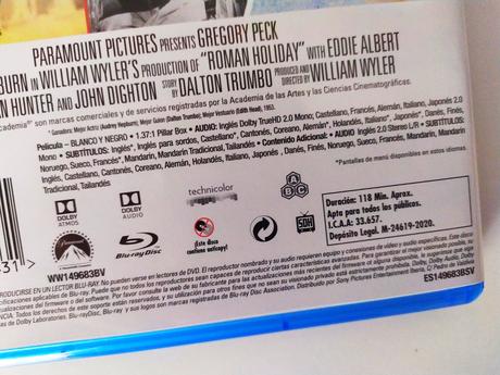Foto reportaje de VACACIONES EN ROMA en Blu-ray