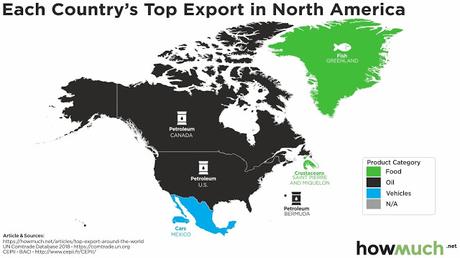 Los productos que exporta cada país