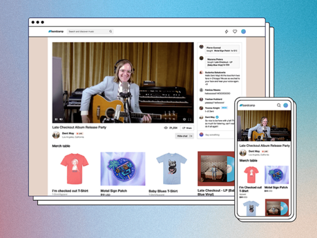 Bandcamp abre una plataforma de conciertos en streaming de pago