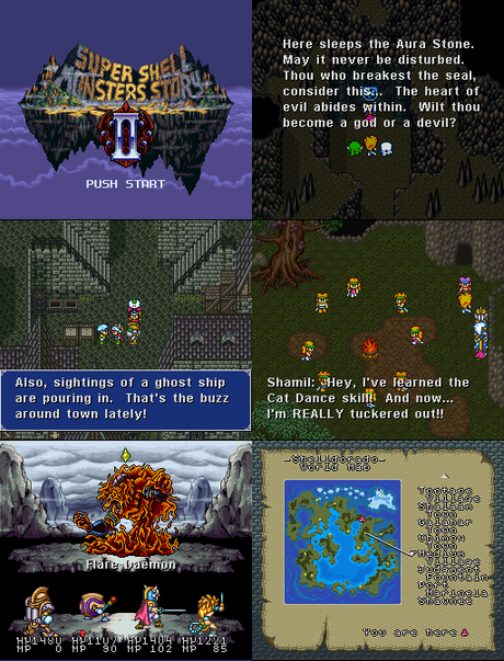 Daikaijuu Monogatari II de Super Nintendo traducido al inglés