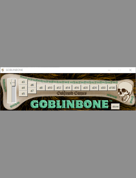 Goblinbone Dice Roller, de Goblinoid Games