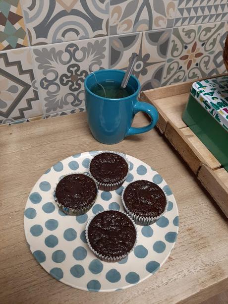 MUFFINS DE ZANAHORIA, COCO Y ALGARROBA O CACAO