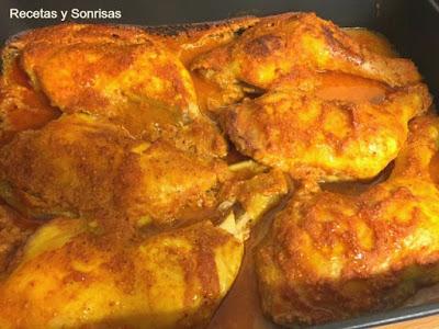 POLLO AL HORNO CON SALSA DE ANACARDOS POLLO AL HORNO CON SALSA DE ANACARDOS