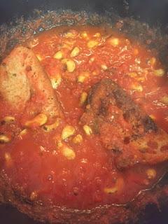 POLLO AL HORNO CON SALSA DE ANACARDOS POLLO AL HORNO CON SALSA DE ANACARDOS