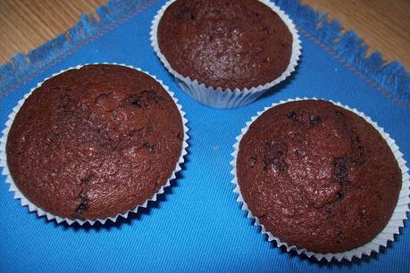 Magdalenas caseras de chocolate