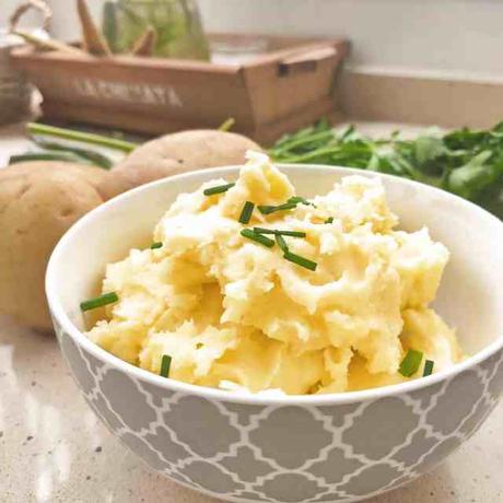 Puré de patata con thermomix, receta básica y sencilla