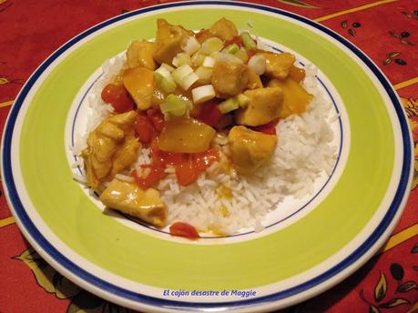 POLLO CON PIÑA AGRIDULCE POLLO CON PIÑA AGRIDULCE