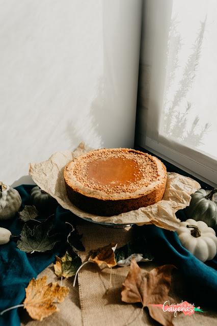 Tarta especiada de calabaza