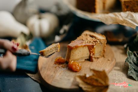 Tarta especiada de calabaza