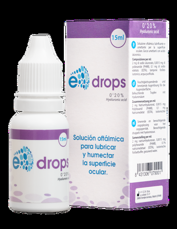 E-Drops: Las nuevas gotas con ácido hialurónico de e-lentillas