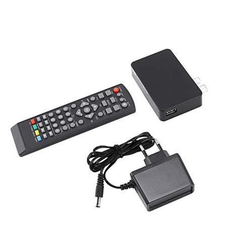 Senmubery Receptor de TV K2 DVB-T / T2 Video Digital 3D Terrestre MPEG4 PVR HD 1080P Decodificador de TV Box (Enchufe de la UE)