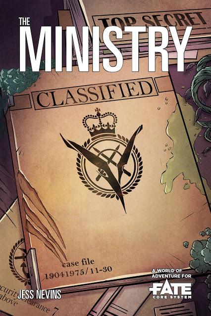 The Ministry: A World of Adventure for Fate Core, de Evil Hat Productions, LLC The Ministry: A World of Adventure for Fate Core, de Evil Hat Productions, LLC