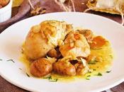 Pollo castañas almendras