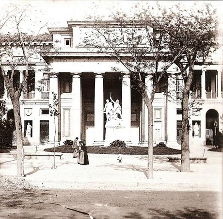 Fotos antiguas de Madrid: El Museo del Prado en 1890 Fotos antiguas de Madrid: El Museo del Prado en 1890