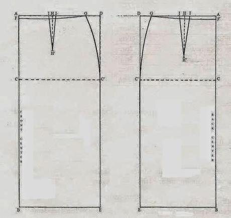 Patron Falda Recta Sin Pinzas