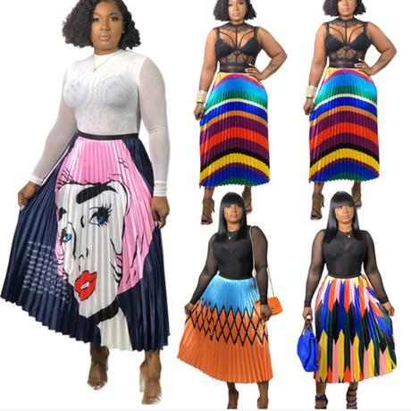 Falda Plisada Dibujos Animados