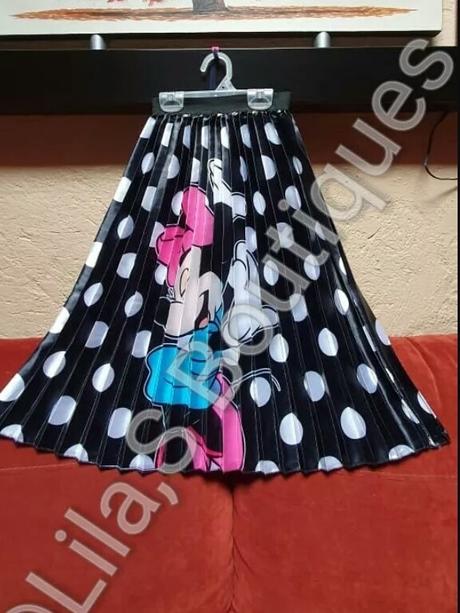 Falda Plisada Dibujos Animados