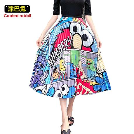Falda Plisada Dibujos Animados