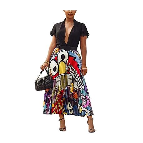 Falda Plisada Dibujos Animados