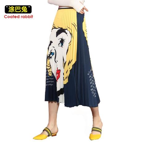 Falda Plisada Dibujos Animados