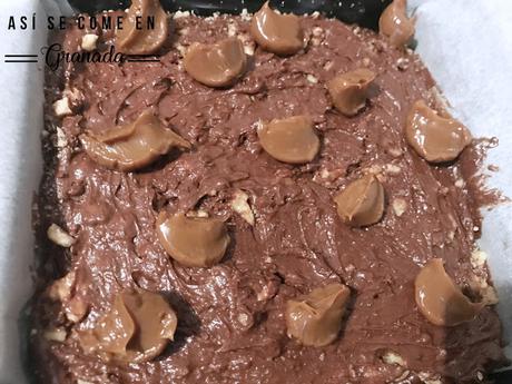 Brownie de chocolate y dulce de leche Brownie de chocolate y dulce de leche