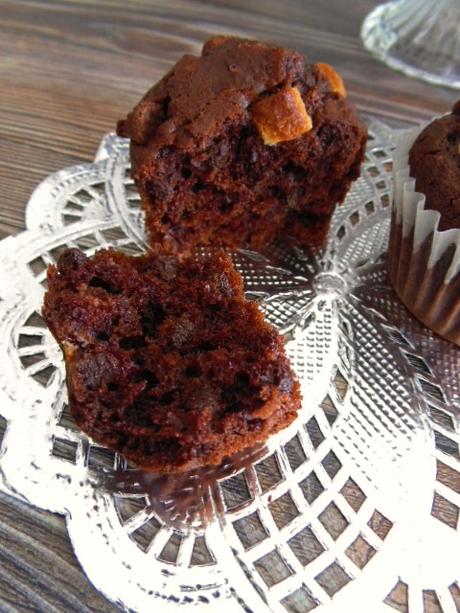 Muffins extra de chocolate al aove