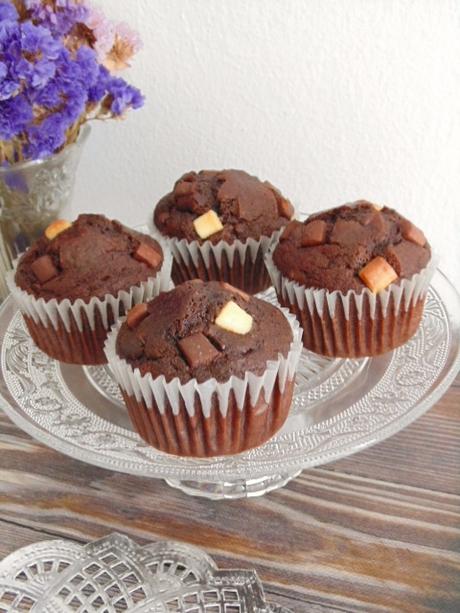 Muffins extra de chocolate al aove