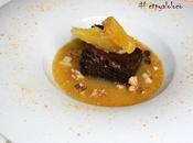 Brownie salsa naranja