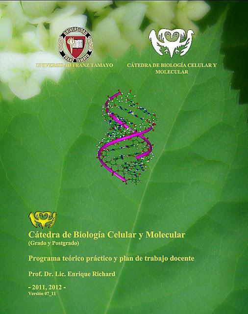 Programa y Plan de Trabajo de Biología Celular y Molecular - Universidad Franz Tamayo (La Paz, Bolivia) 2011