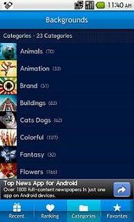Fondos de escritorio para Android