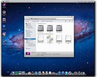 Skin para transformar Windows 7 a X Lion