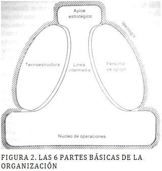 Las partes básicas de la organización como sistema