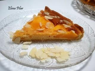 Tarta de Melocotones con Almendra (sin azúcar)